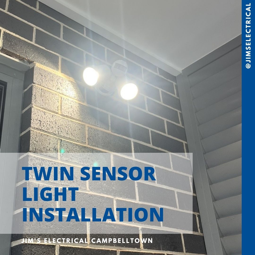 Twin Sensor Light Installation
